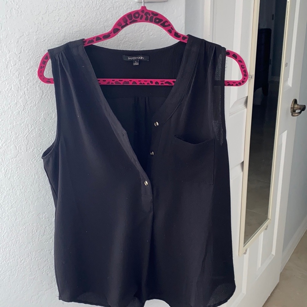 Black blouse. Size L